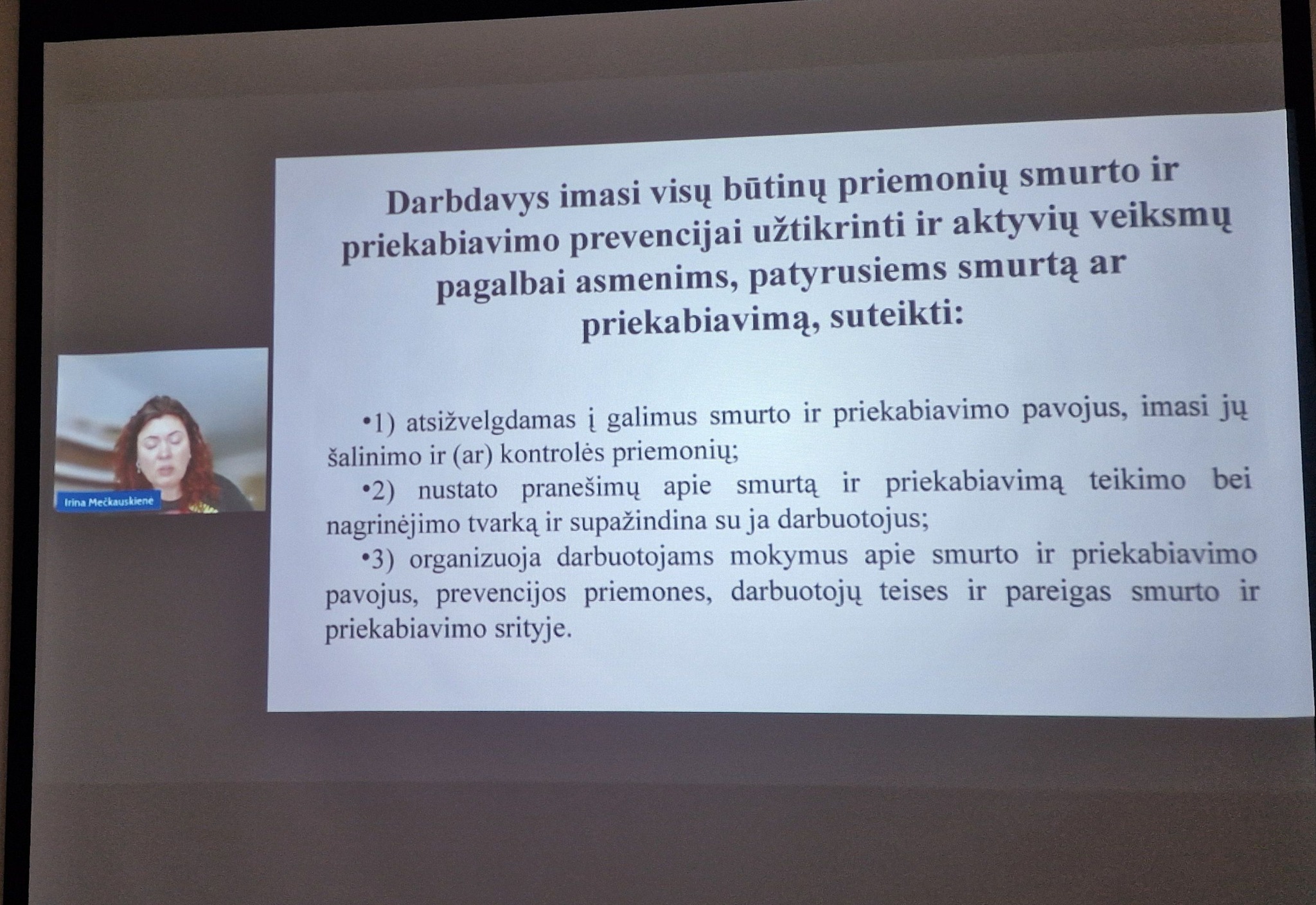 Kasmet atnaujinami mokymai
